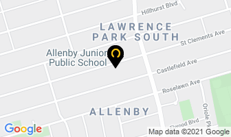 Allenby Daycare in Orillia map