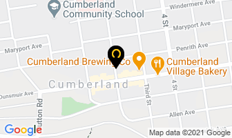 Alley Cuts in Cumberland map