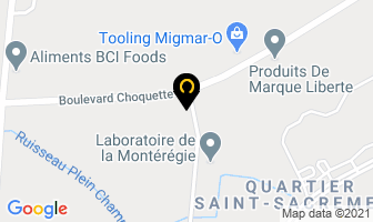 Allflex in Saint-Hyacinthe map