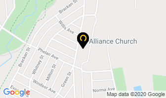 Alliance Church in Welland map