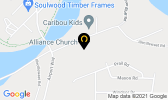 Alliance Church in Agassiz map