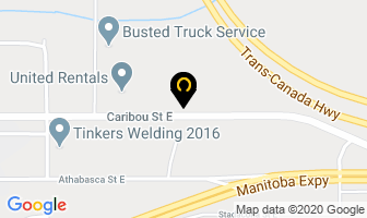 Alliance Crane Inc in Moose Jaw map