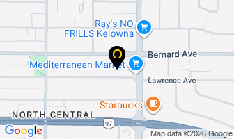 Allison Swanson - Mortgage Broker in Kelowna map