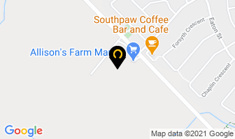 Allison's Farm Market in Halton Hills map