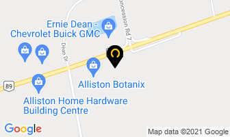 Alliston Auto Sales Ltd in Adjala-tosorontio map