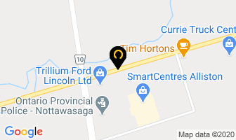 Alliston Promotional & Custom Embroidery in Alliston map