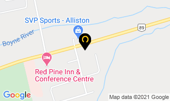 Alliston Volkswagen in New Tecumseth map