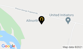 Allnorth in Prince George map