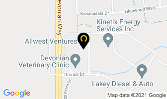 Allwest Ventures Inc in La Baie map