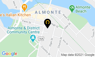 Almonte Bicycle Works in Nepean map