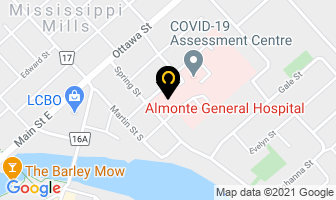 Almonte General Hospital in Nepean map