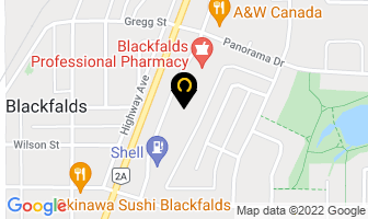 Alpen Dental in Blackfalds map