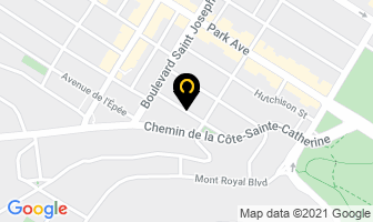 Alpha Gym in Outremont map