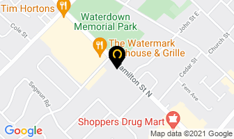 Alpha Laboratories Inc in Hamilton map