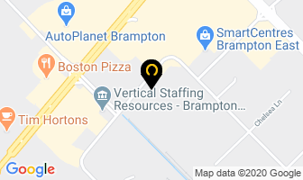 Alpha Poly Corporation in Brampton map
