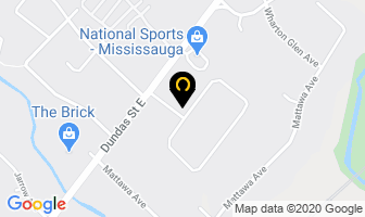 Alpha Roofing in Mississauga map