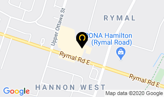 Alpha Safe Driving School in Hamilton map