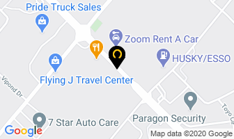 Alpine Auto Body Shop in Mississauga map