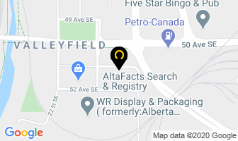 Altafacts Search & Registry Inc in Calgary map