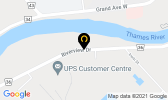 Alternative Hair Design Centre in Brownsburg-Chatham map