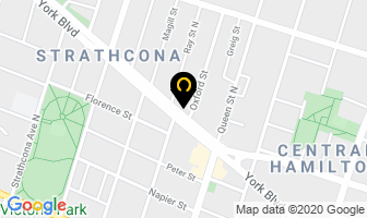 Altima Hess Village Dental Centre in Hamilton map