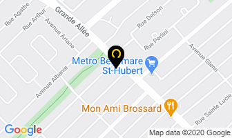 Aluminium Notre-Dame in Brossard map