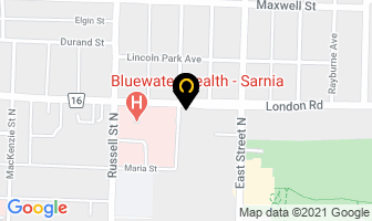 Alvaro Ramirez Dr in Sarnia map