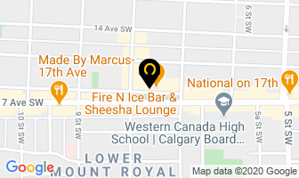 Alzheimers Innovation Institute in Calgary map
