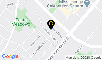Amacon Contruction in Mississauga map