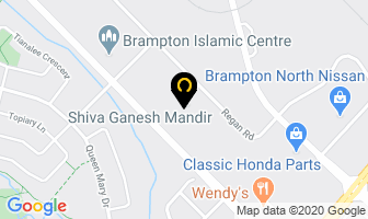 Amalgamated Transit Union Local 1573 in Brampton map