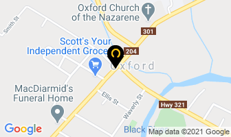 Amanda's Pizza & Grill in Oxford map
