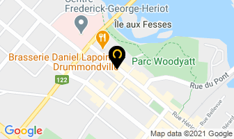 Amandine in Drummondville map