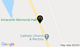 Amaranth Memorial Hall in Moberly Lake map