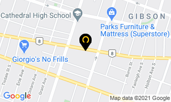 Amazing Fitness in Hamilton map