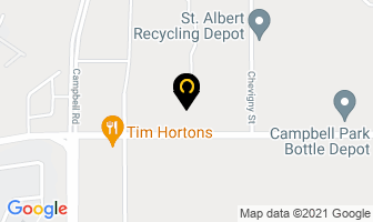 Amazon Springs Water Co Ltd in St. Albert map