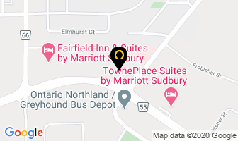 Ambassador Hotel in Sudbury map