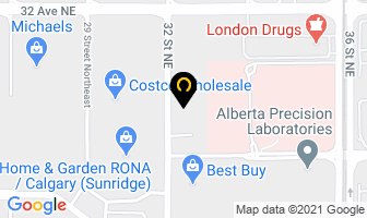 Amber's Furniture in Calgary map
