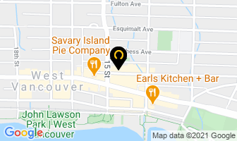 Ambleside Cleaners in West Vancouver map