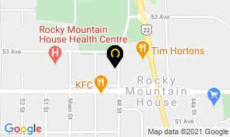 Ambufrac in Rocky Mountain House map