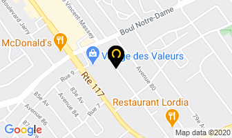 Amend Insce Agency Ltd in Laval map