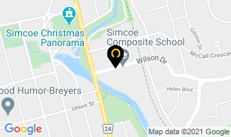 Ameresco Canada Inc in Simcoe map