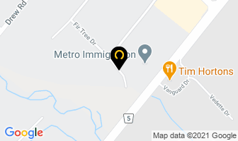 American Exim Inc in Mississauga map