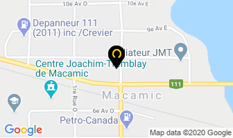 Ameublement Brandsource Ouellet in Macamic map