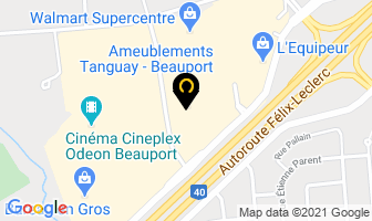 Ameublements Tanguay in Ville de Québec map