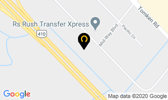 Amfreight International Movers in Mississauga map