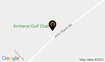 Amherst Golf Club in Amherst map
