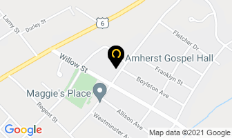 Amherst Gospel Hall in Amherst map