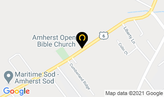 Amherst Open Bible Church in Amherst map