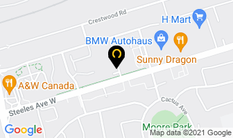 Amica At Thornhill in Vaughan map