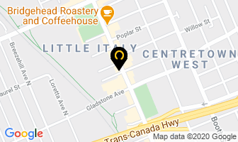 Amici Caffe in Guelph map